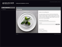 Tablet Screenshot of media.bauscher.de